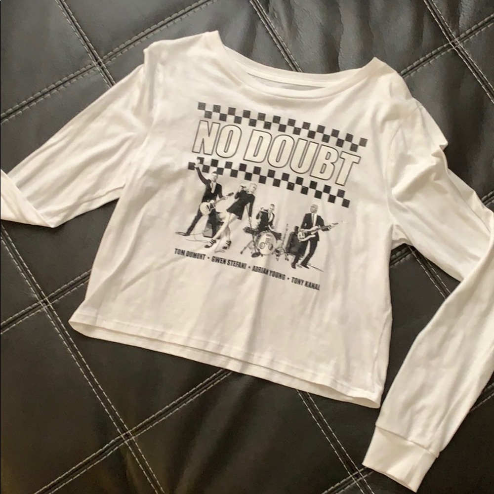 No Doubt Long Sleeved Crop Top